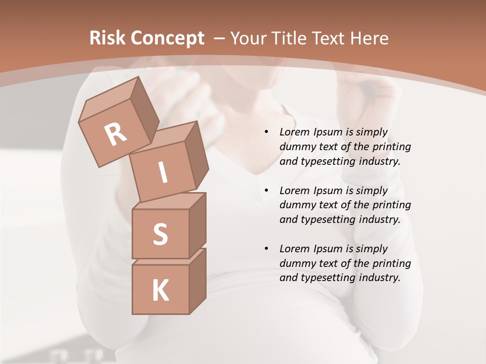 Kitchen Dieting Woman PowerPoint Template