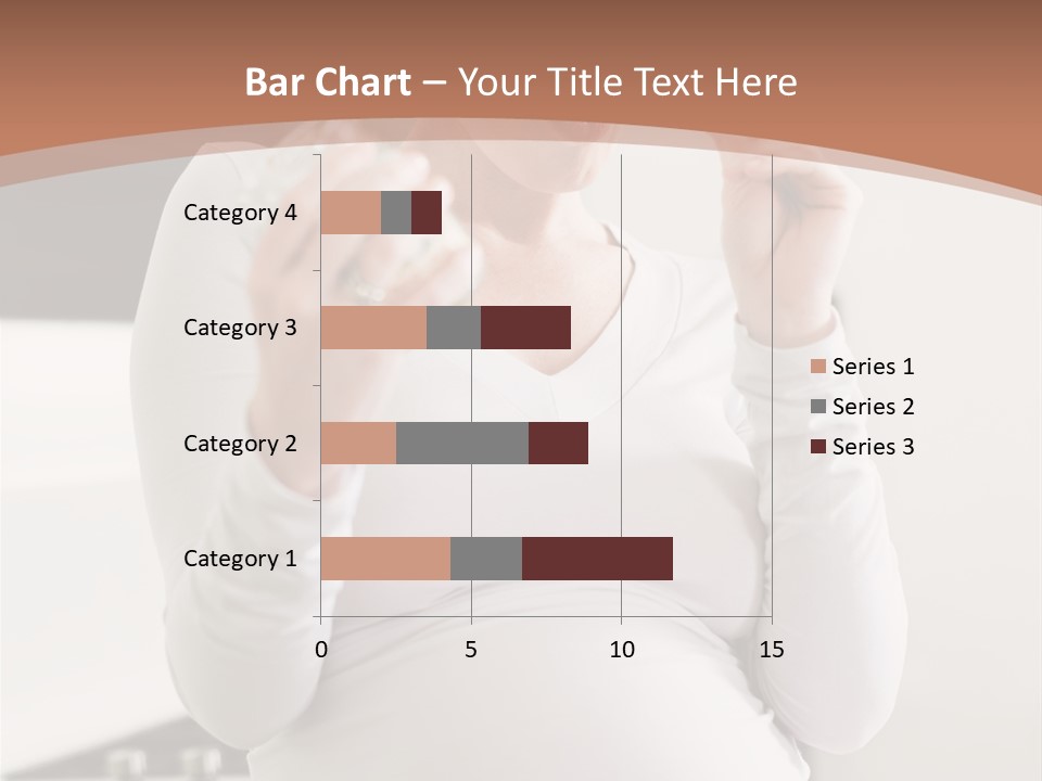 Kitchen Dieting Woman PowerPoint Template