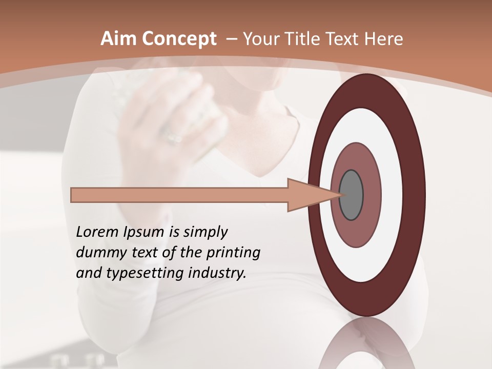 Kitchen Dieting Woman PowerPoint Template