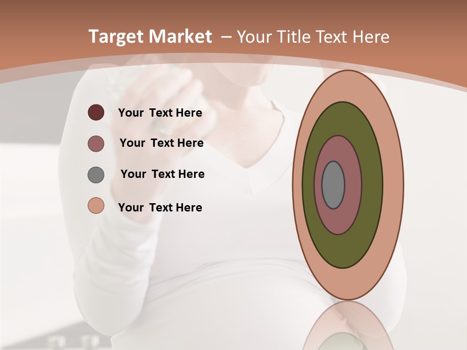 Kitchen Dieting Woman PowerPoint Template