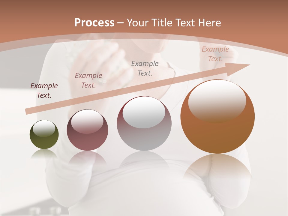 Kitchen Dieting Woman PowerPoint Template