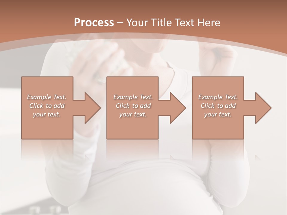 Kitchen Dieting Woman PowerPoint Template