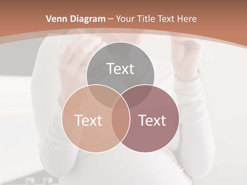 Kitchen Dieting Woman PowerPoint Template