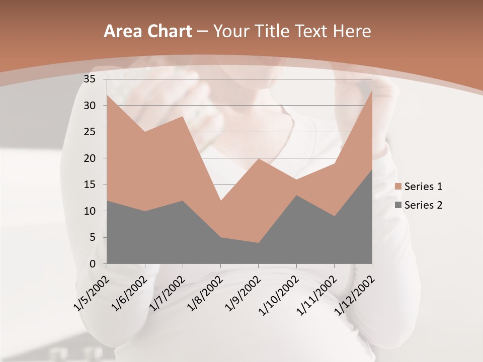 Kitchen Dieting Woman PowerPoint Template