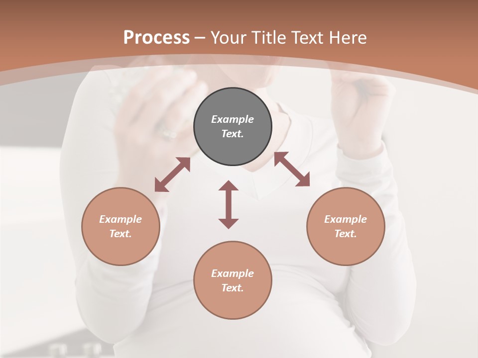 Kitchen Dieting Woman PowerPoint Template