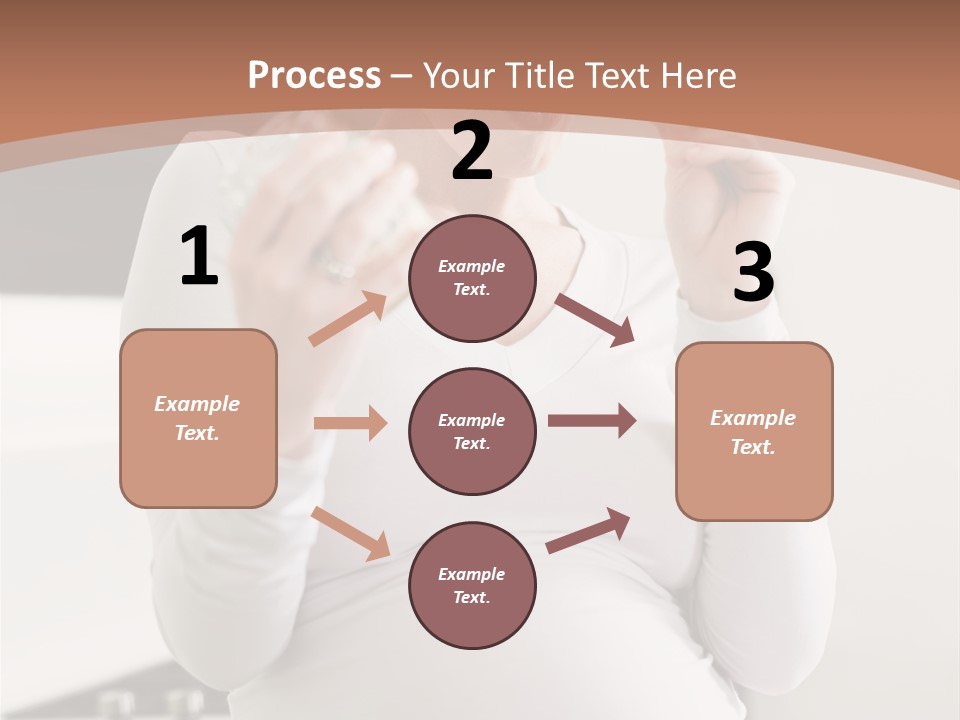 Kitchen Dieting Woman PowerPoint Template