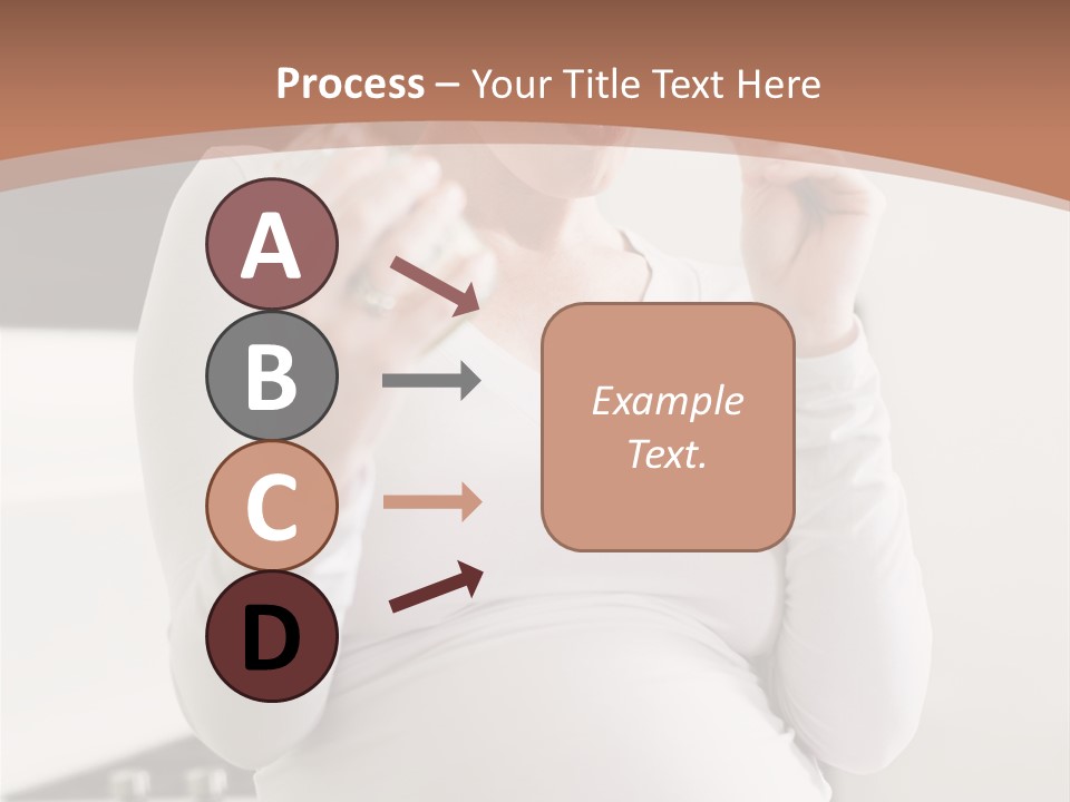 Kitchen Dieting Woman PowerPoint Template