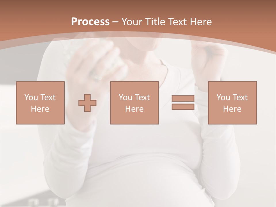 Kitchen Dieting Woman PowerPoint Template