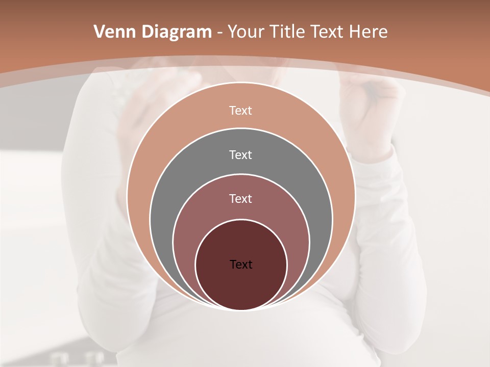 Kitchen Dieting Woman PowerPoint Template