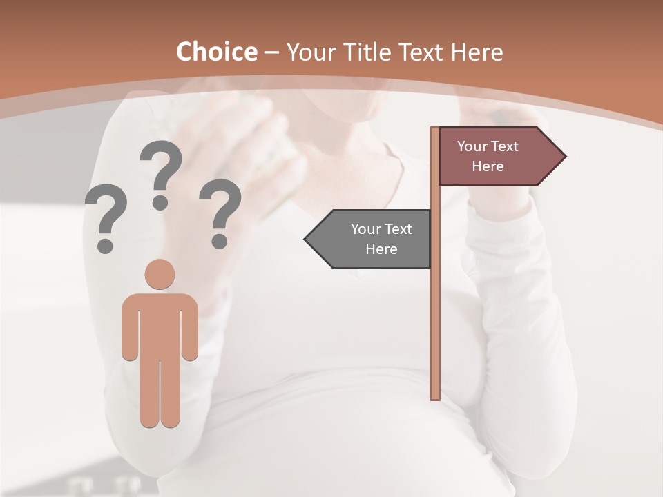 Kitchen Dieting Woman PowerPoint Template