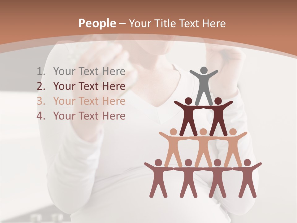 Kitchen Dieting Woman PowerPoint Template