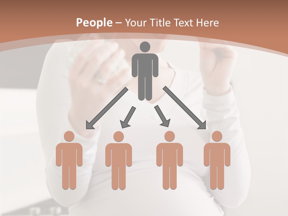 Kitchen Dieting Woman PowerPoint Template