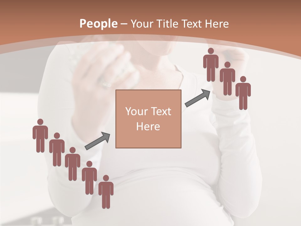 Kitchen Dieting Woman PowerPoint Template