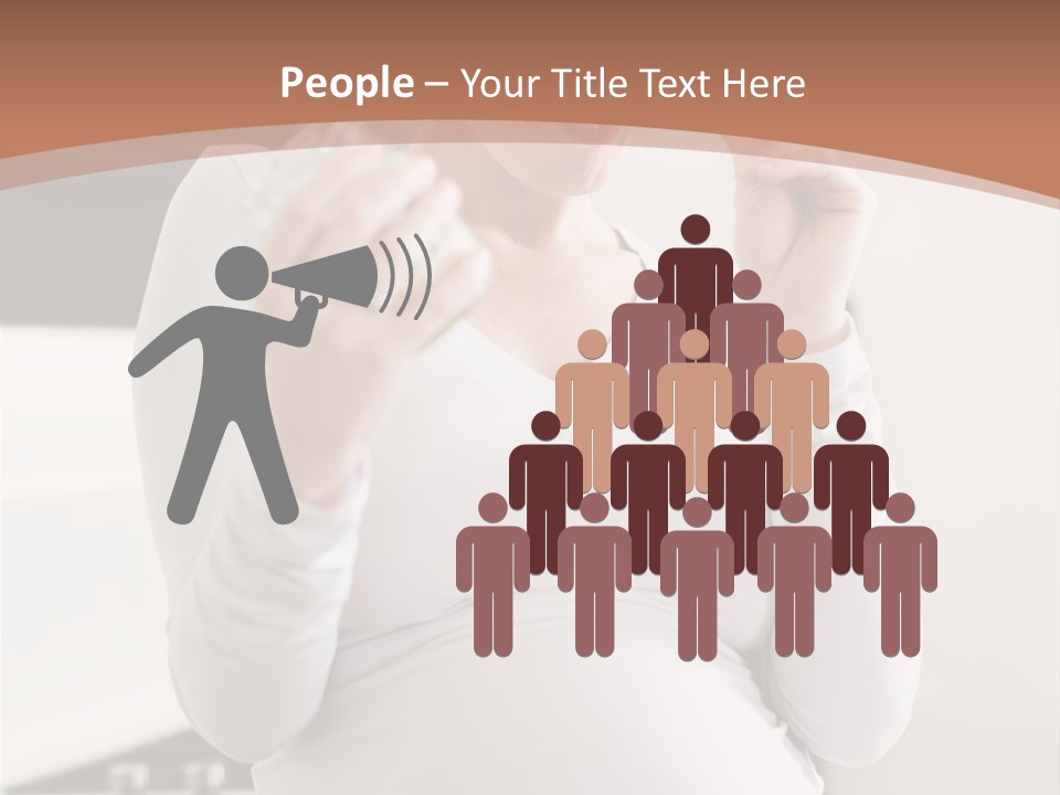 Kitchen Dieting Woman PowerPoint Template