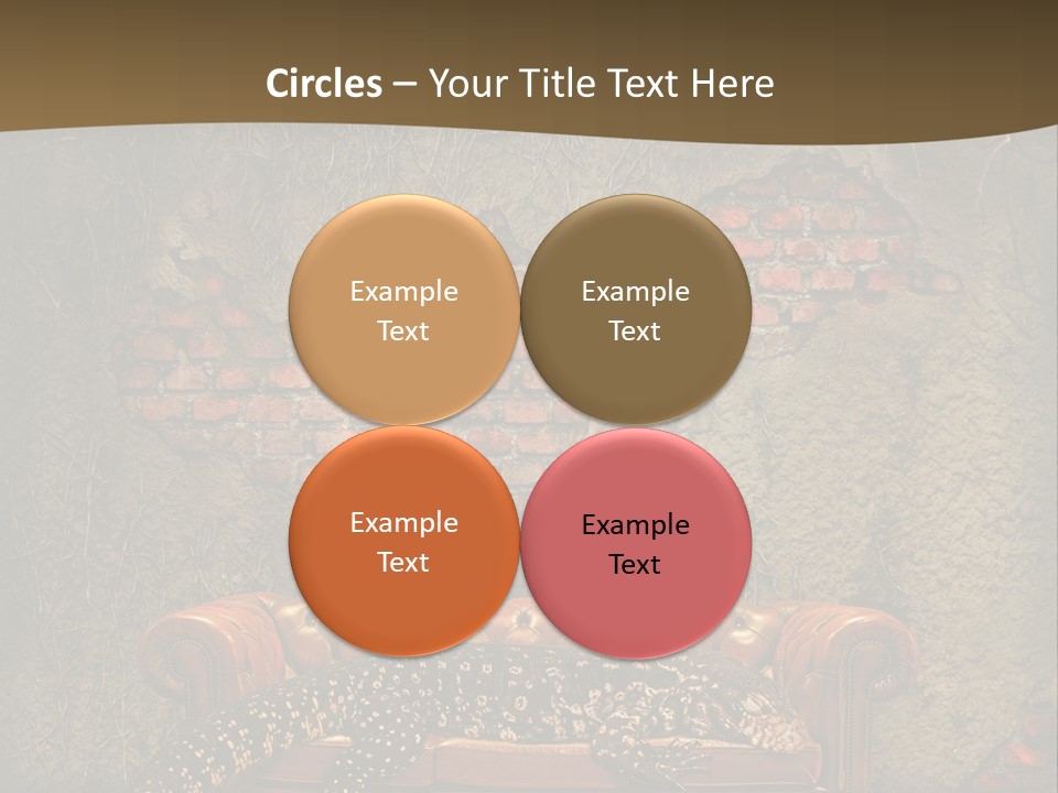 Scary Living Room Sleep PowerPoint Template