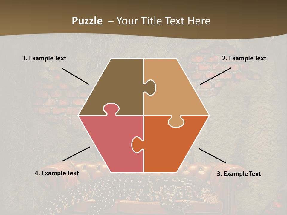 Scary Living Room Sleep PowerPoint Template