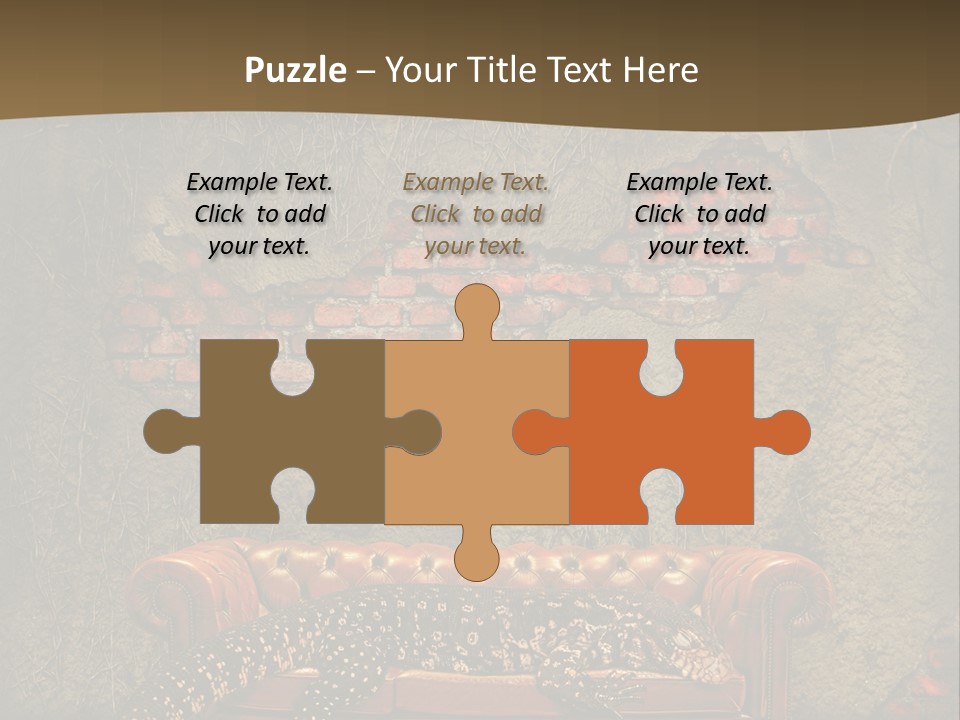 Scary Living Room Sleep PowerPoint Template