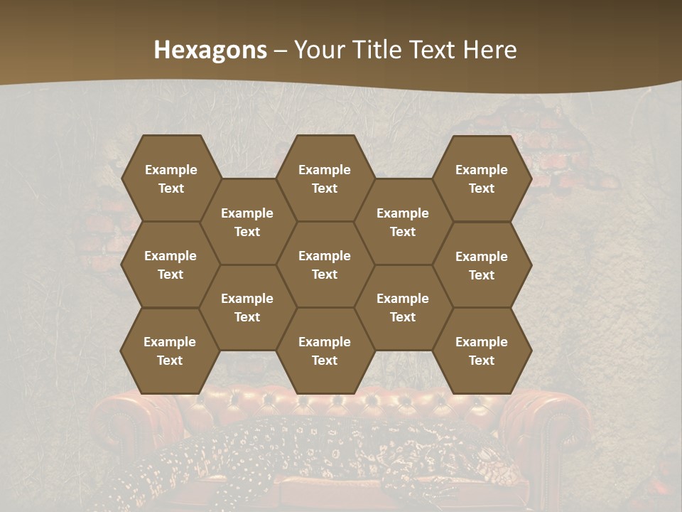 Scary Living Room Sleep PowerPoint Template