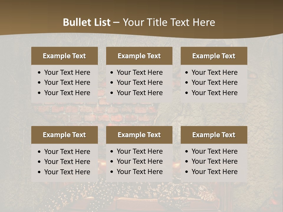 Scary Living Room Sleep PowerPoint Template