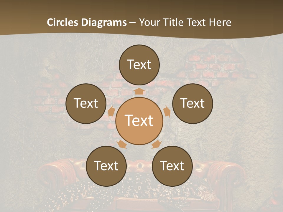 Scary Living Room Sleep PowerPoint Template