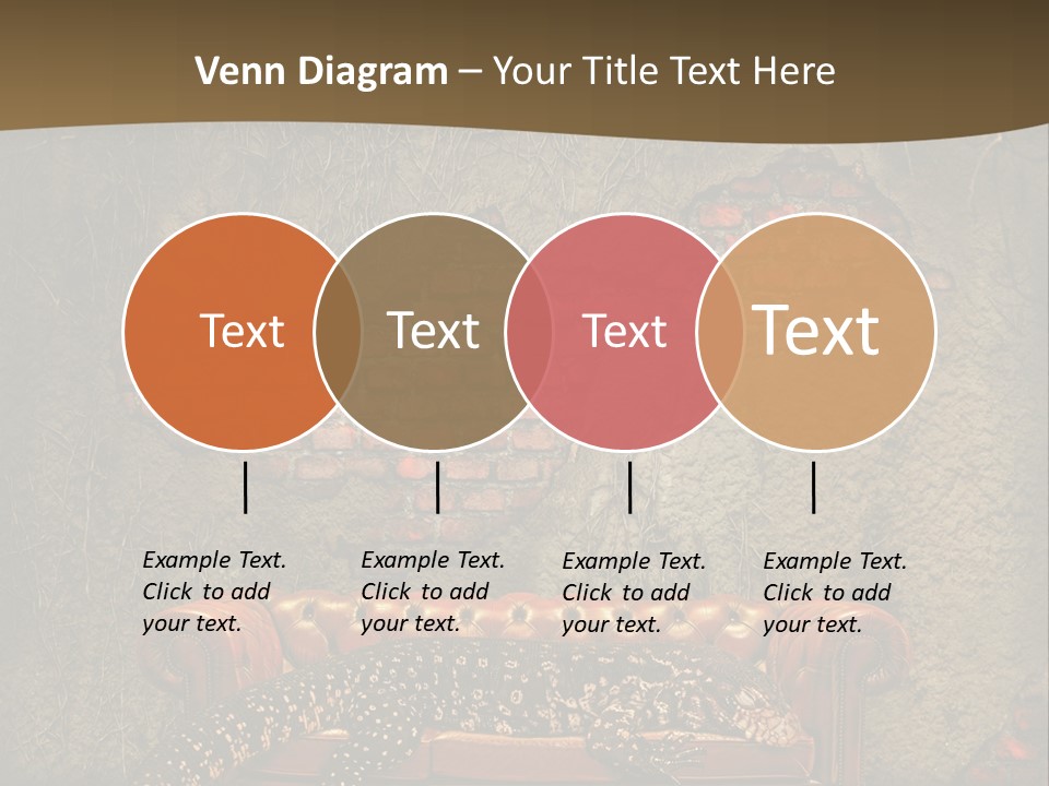 Scary Living Room Sleep PowerPoint Template