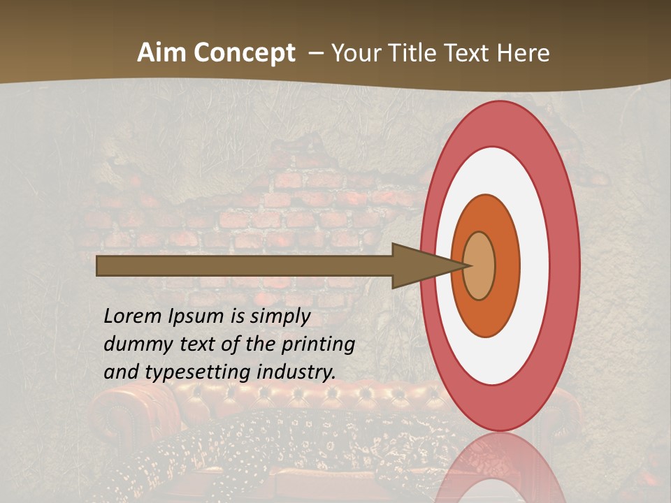 Scary Living Room Sleep PowerPoint Template