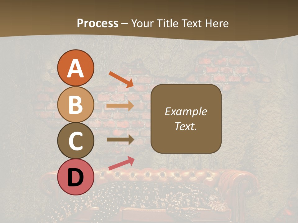 Scary Living Room Sleep PowerPoint Template