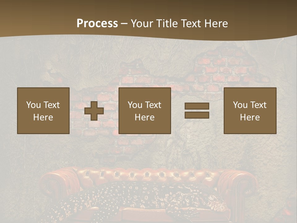 Scary Living Room Sleep PowerPoint Template