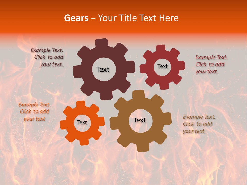 Light Wallpaper Dangerous PowerPoint Template