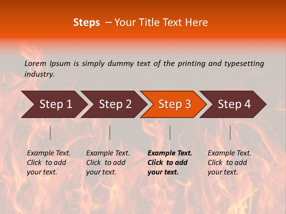 Light Wallpaper Dangerous PowerPoint Template