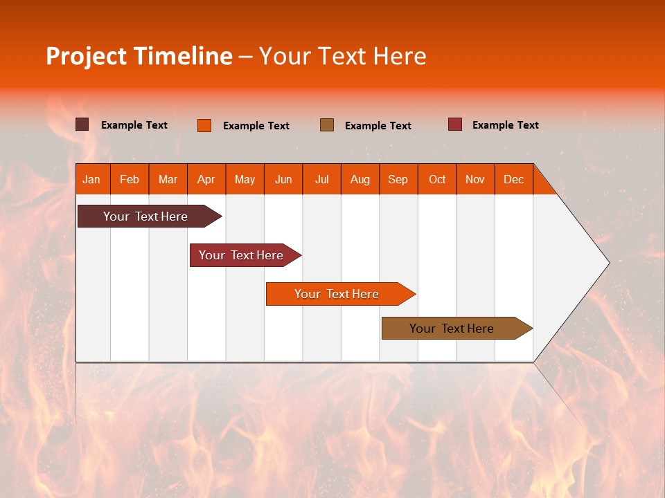 Light Wallpaper Dangerous PowerPoint Template