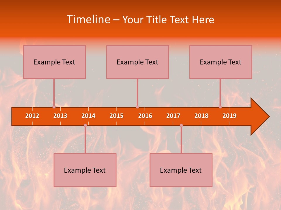 Light Wallpaper Dangerous PowerPoint Template