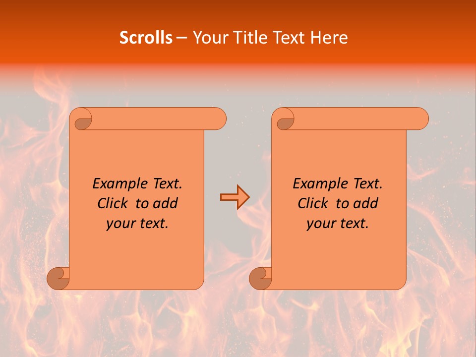 Light Wallpaper Dangerous PowerPoint Template