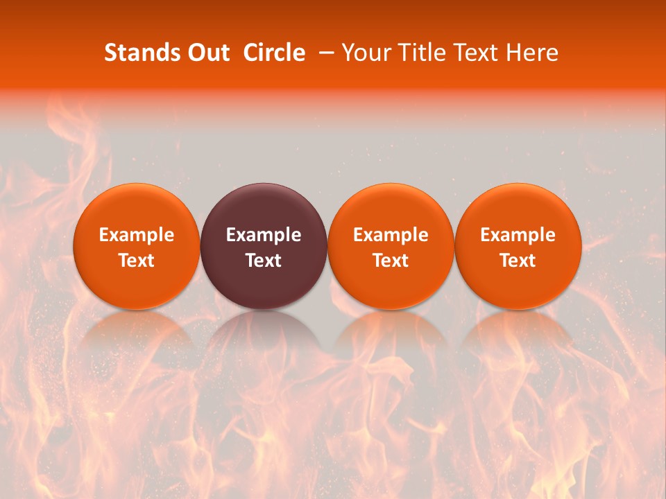 Light Wallpaper Dangerous PowerPoint Template