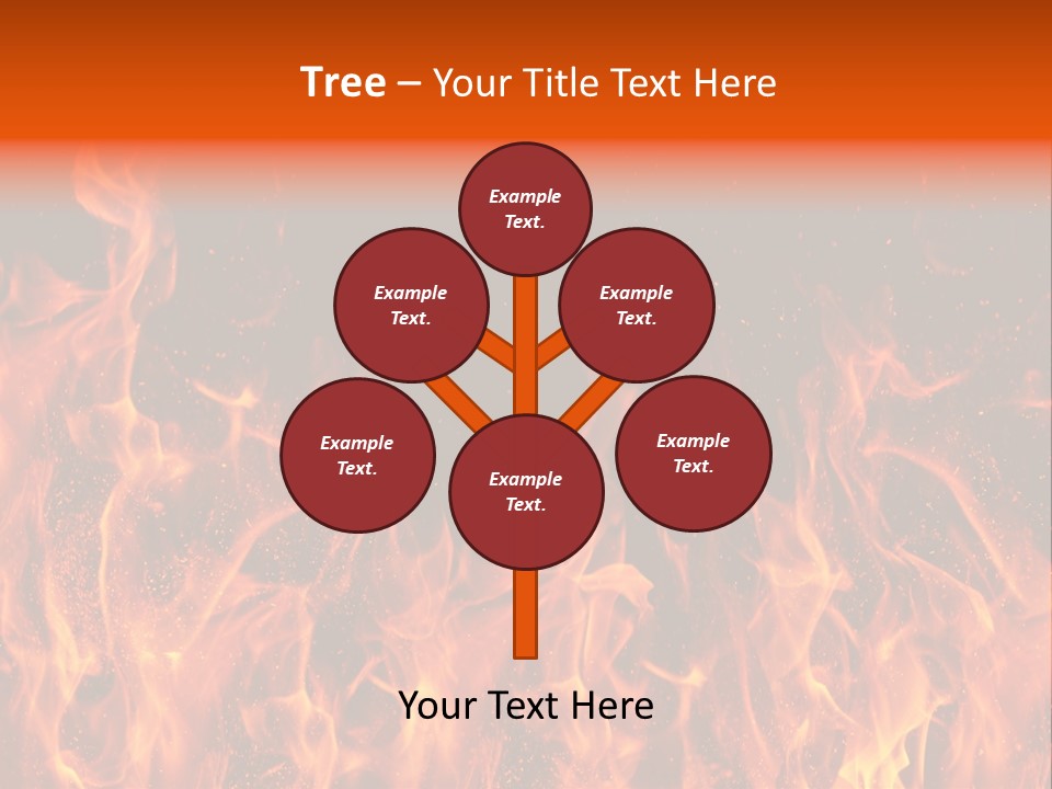 Light Wallpaper Dangerous PowerPoint Template