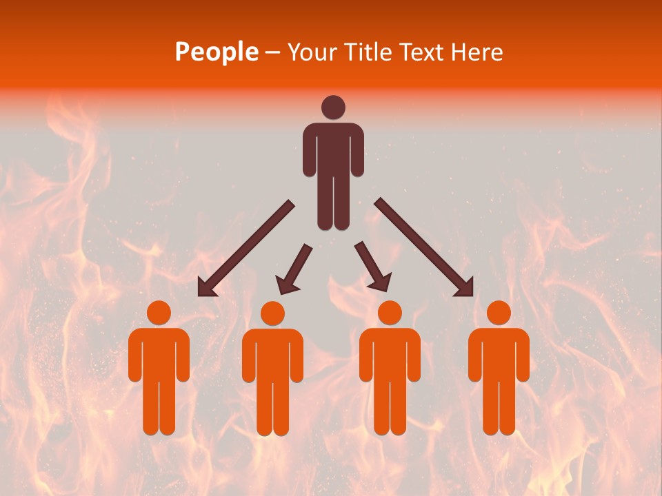 Light Wallpaper Dangerous PowerPoint Template