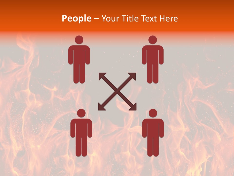 Light Wallpaper Dangerous PowerPoint Template