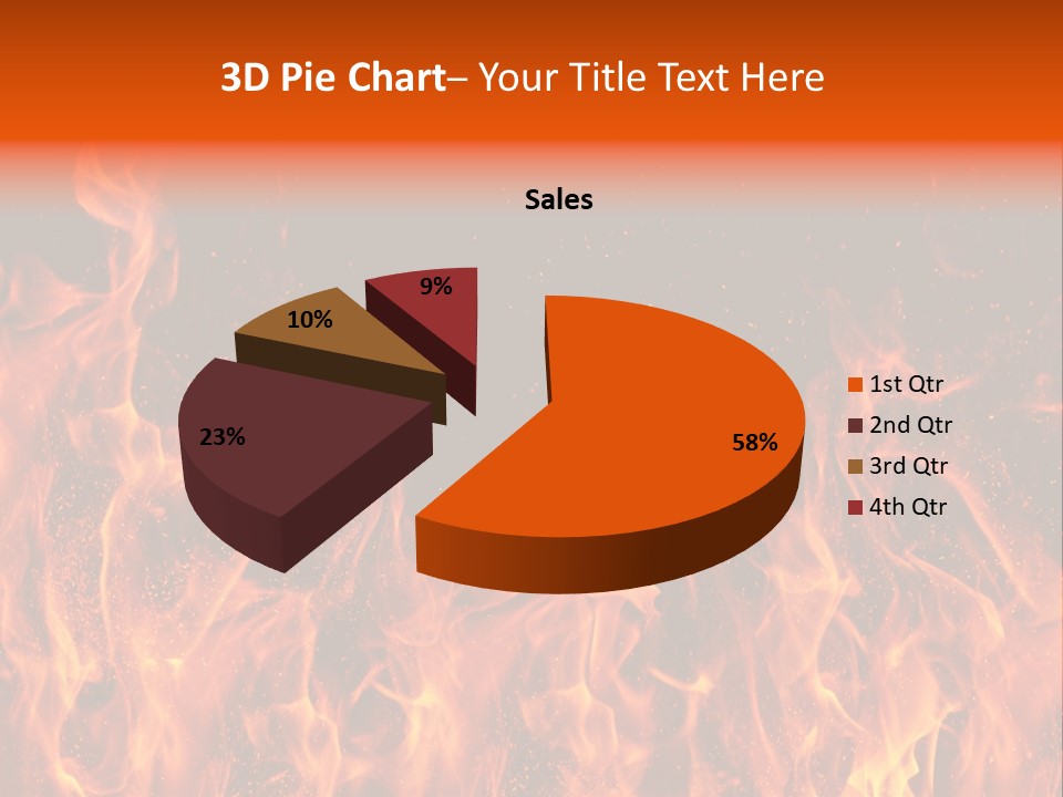 Light Wallpaper Dangerous PowerPoint Template