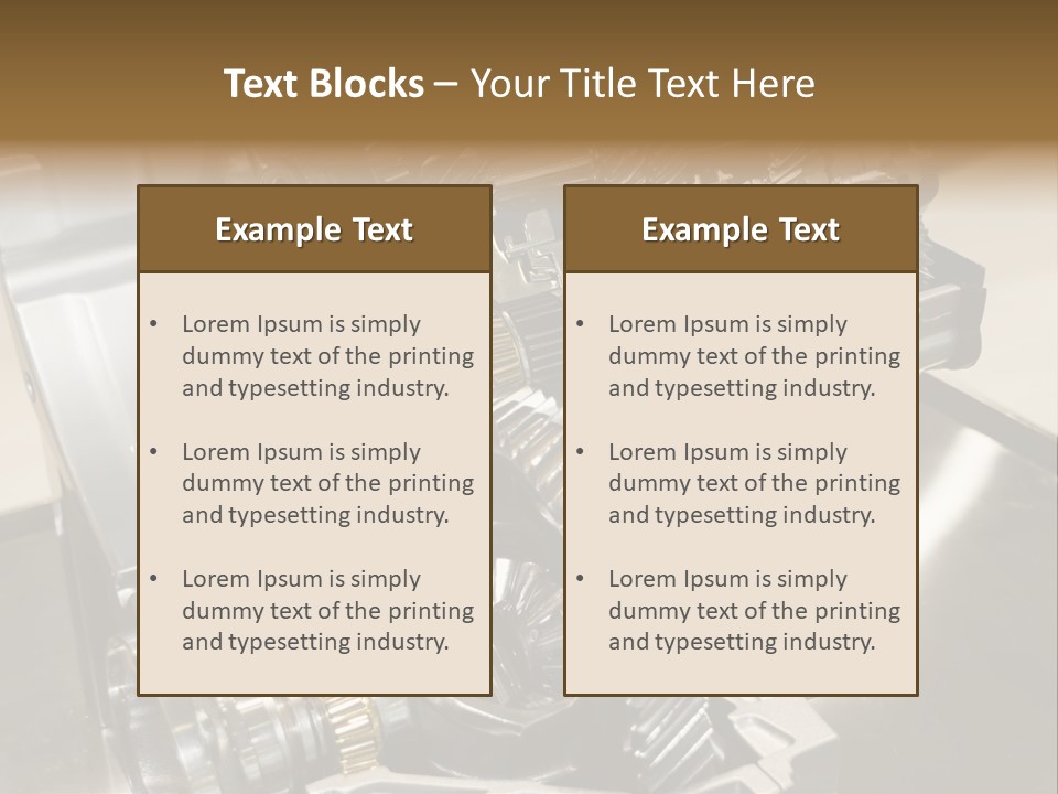 Iron Auto Complex PowerPoint Template