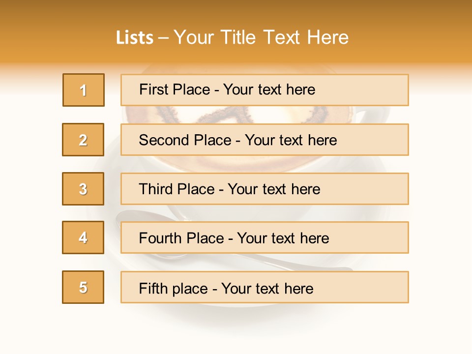Espresso Fast Food Feed PowerPoint Template