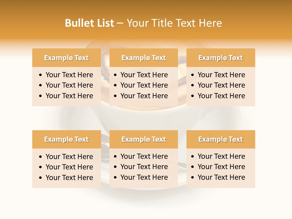 Espresso Fast Food Feed PowerPoint Template