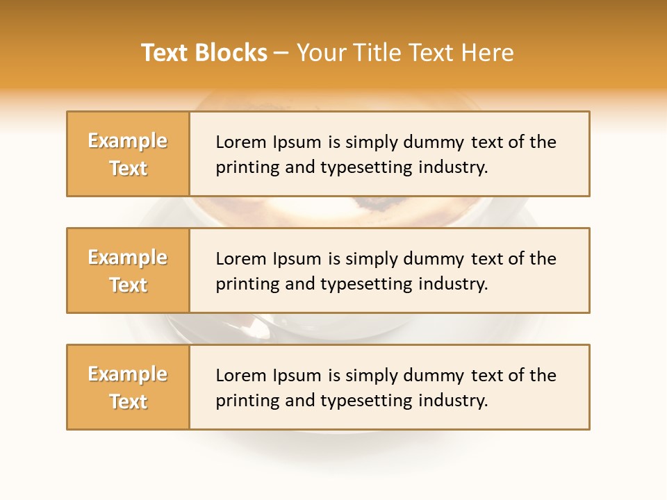 Espresso Fast Food Feed PowerPoint Template