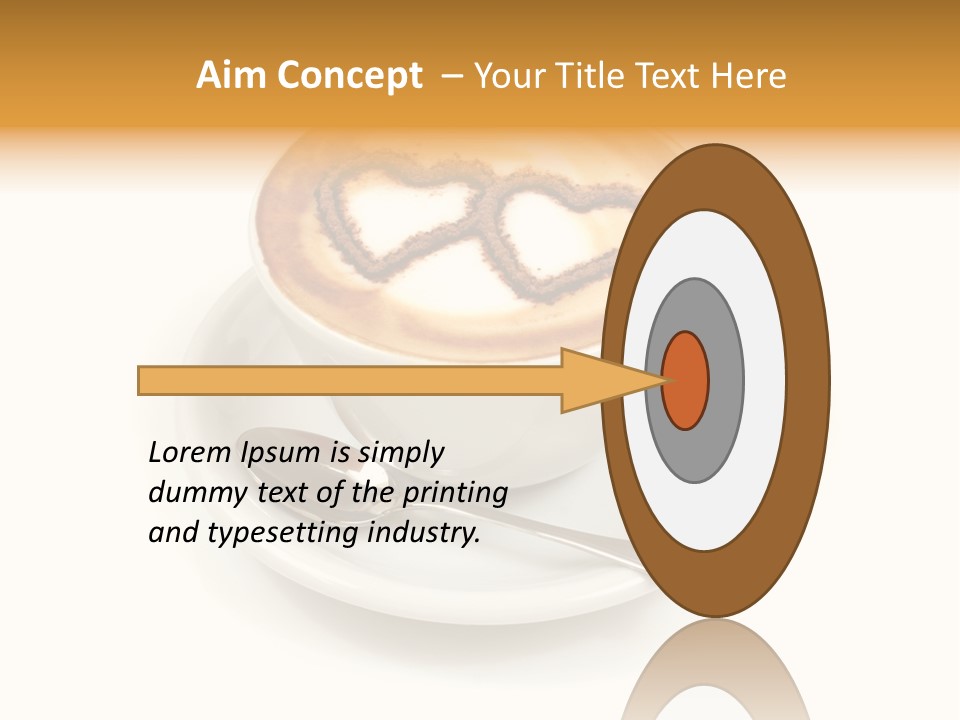 Espresso Fast Food Feed PowerPoint Template