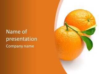 Fresh Isolated Juicy PowerPoint Template