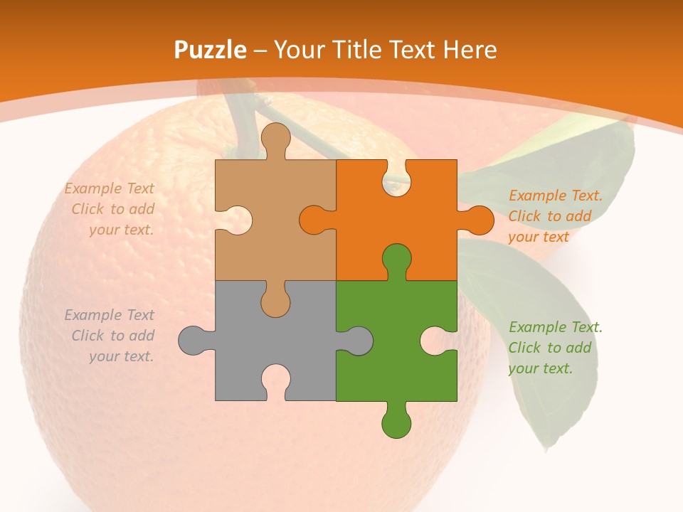 Fresh Isolated Juicy PowerPoint Template