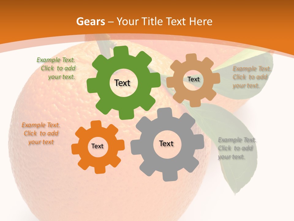 Fresh Isolated Juicy PowerPoint Template