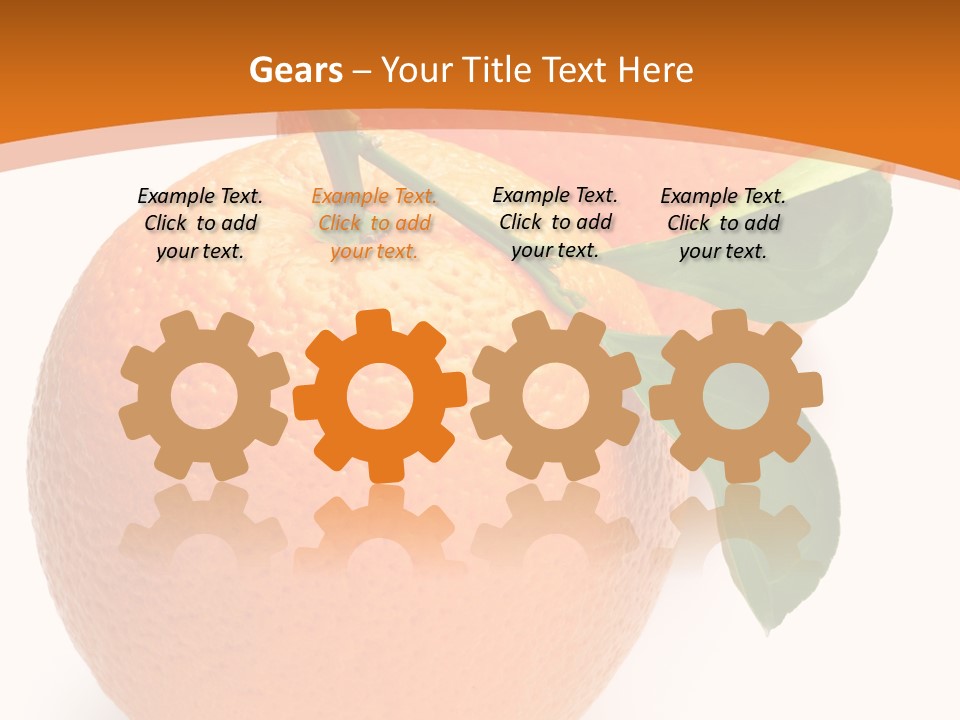 Fresh Isolated Juicy PowerPoint Template