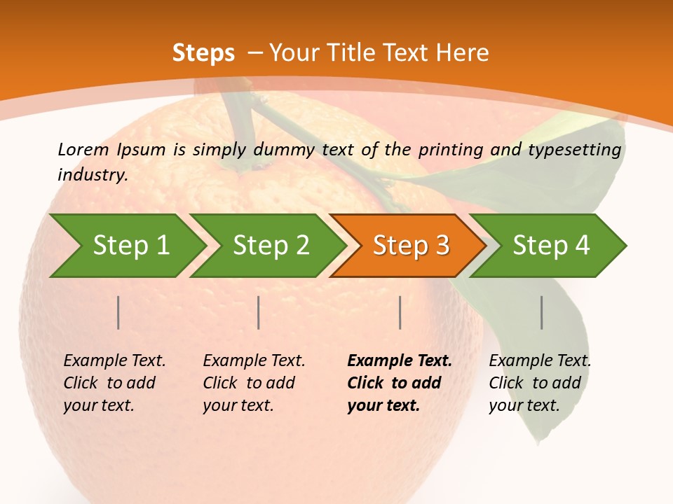 Fresh Isolated Juicy PowerPoint Template