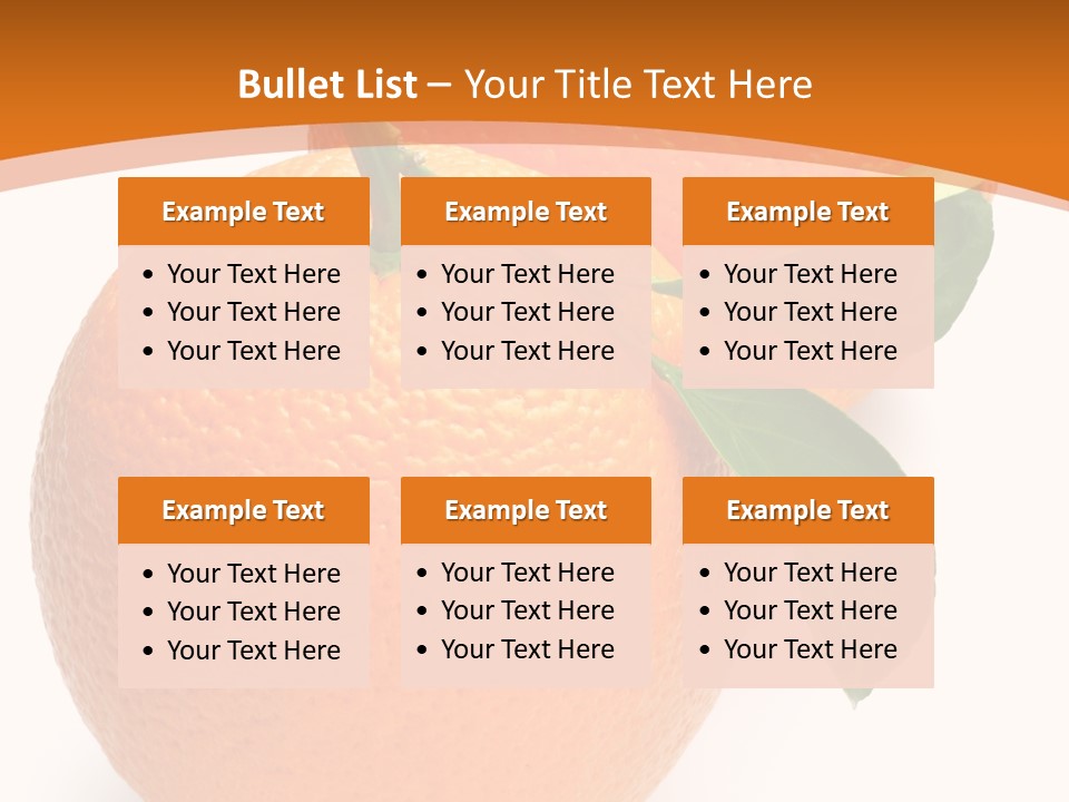 Fresh Isolated Juicy PowerPoint Template