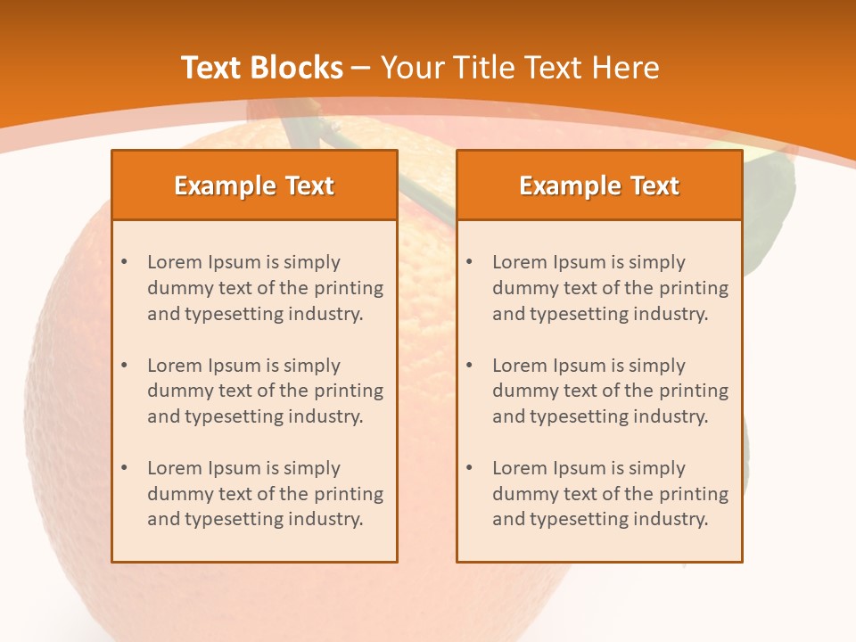 Fresh Isolated Juicy PowerPoint Template